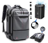 Jet Pack Pro Travel Bag with Pump,60L Expandable Backpack with Vacuum Compression,Vacpack Backpack with Waterproof Material,Anti Theft Air-pack Backpacks,Carry OnLuggage Vac Packing Bag for Airplane