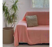Jet Rose Poudr uni pour canap - 200cm x 300cm