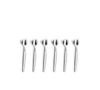 Lou Laguiole - Lot de 6 cuillères expresso et moka Jet - Inox 18/0 finition miroir 114 mm