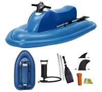 Jet Ski Gonflable électrique Pliable Moteur sans balais, plongée 3-7 km/h