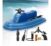 Jet ski gonflable scooter sous-marin plongée avec moteur sans balais 500w | Jet Ski gonflable électrique pliable 2 en 1, conception Portable, for adultes et équipement de plongée et de natation