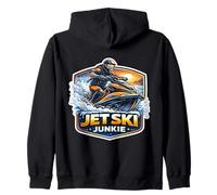 Jet Ski Junkie Addicted to Jetski Owner Funny Jetski Blague Sweat à Capuche