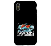 Jet Skiing Flood Plains are My Living Room Coque pour iPhone X/XS