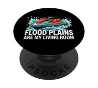 Jet Skiing Flood Plains are My Living Room PopSockets PopGrip Adhésif