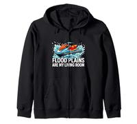 Jet Skiing Flood Plains are My Living Room Sweat à Capuche