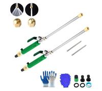 Jet Sono Nettoyeur haute pression Jet Sono Jetsono 2 en 1, laveuse portable Jet Sono, buse de tuyau haute pression pour jardin, buse de jet haute pression 2 en 1 (vert 2)