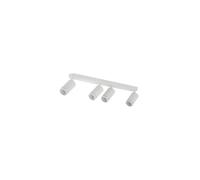 JET WHITE 6917 Plafonnier blanc 4 spots sur barrette