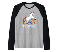 J'ÉTAIS comme « Whatever Bitches » Meme Unicorn Funny Whatevered Manche Raglan