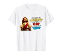 J'étais comme « Yahweh » drôle Jésus-Christ Pun Dicton chrétien T-Shirt Graphique avec Valeur, Homme, Blanc, XL
