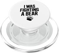 J'étais en Train de Combattre Un Ours, Une Aventure Amusante pour Les Amoureux des Animaux PopSockets PopGrip pour MagSafe