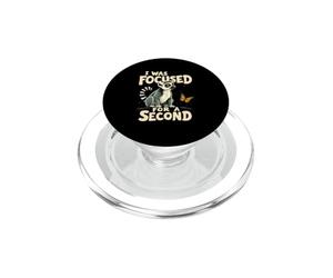 Jetais Focuse Une Seconde Lémurien Papillon PopSockets PopGrip pour MagSafe