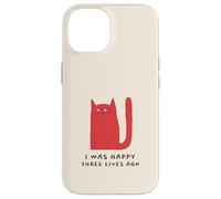 J'étais Heureuse il y a Trois Vies (déclaration drôle de Chat) Coque pour iPhone 14