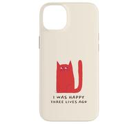 J'étais Heureuse il y a Trois Vies (déclaration drôle de Chat) Coque pour iPhone 14 Plus