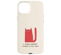 J'étais Heureuse il y a Trois Vies (déclaration drôle de Chat) Coque pour iPhone 15 Plus