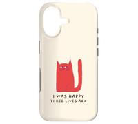 J'étais Heureuse il y a Trois Vies (déclaration drôle de Chat) Coque pour iPhone 17