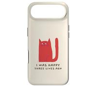 J'étais Heureuse il y a Trois Vies (déclaration drôle de Chat) Coque pour iPhone Air