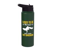 J'étais normal avant, maintenant j'ai de petits dinosaures Stainless Steel Insulated Water Bottle