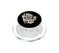 J'étais Normal il y a 2 Grands Danois PopSockets PopGrip pour MagSafe