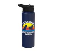 J'étais normal il y a 2 Sheepadoodle Stainless Steel Insulated Water Bottle