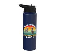 J'étais normal il y a 2 Weimaraners Weimaraner Stainless Steel Insulated Water Bottle