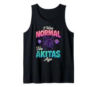 J'étais Normal il y a Deux Akitas, drôle d'amoureux d'Akita, Chien, Maman, Femme Débardeur