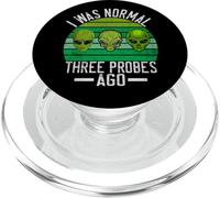 J'étais Normal il y a Trois sondes Alien PopSockets PopGrip pour MagSafe