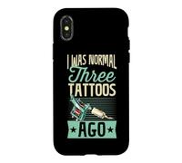 J'étais Normal il y a Trois Tatouages, Blague Amusante pour Animaux de Compagnie Coque pour iPhone X/XS