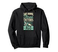 J'étais Normal il y a Trois Tatouages, Blague Amusante pour Animaux de Compagnie Sweat à Capuche