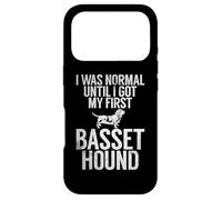 J'étais Normal jusqu'à ce Que J'Ai Mon Premier Basset Hound Coque pour iPhone 17 Pro