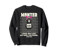 J'étais Perdu Une Fois, mais Maintenant Je suis retrouvé Un Mouton Perdu Luke 15:10 Fun Sweatshirt