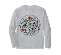 J'étais Perdue Une Fois, mais Maintenant Je suis retrouvée avec Amazing Grace Manche Longue
