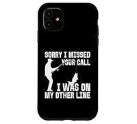 J'étais sur Mon Autre Ligne Funny Fishing Coque pour iPhone 11
