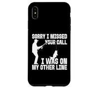 J'étais sur Mon Autre Ligne Funny Fishing Coque pour iPhone XS Max