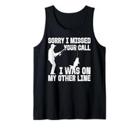 J'étais sur Mon Autre Ligne Funny Fishing Débardeur