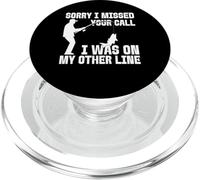 J'étais sur Mon Autre Ligne Funny Fishing PopSockets PopGrip pour MagSafe