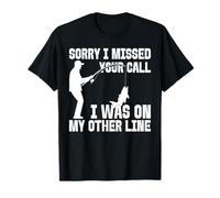 J'étais sur Mon Autre Ligne Funny Fishing T-Shirt