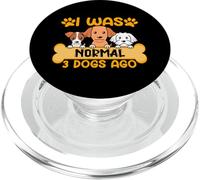 J'étais Un Amoureux des Chiens Normal il y a 3 Chiens PopSockets PopGrip pour MagSafe