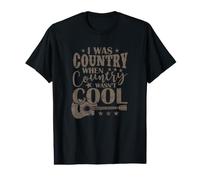 J'étais Un Pays Quand Le Pays n'était Pas Cool USA T-Shirt Graphique avec Valeur