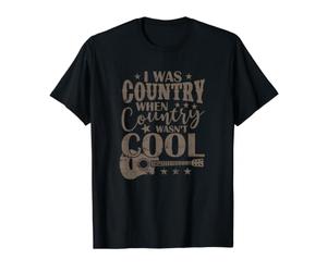 J'étais Un Pays Quand Le Pays n'était Pas Cool USA T-Shirt Graphique avec Valeur