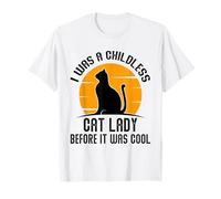 J'étais une dame aux chats sans enfant avant que ce ne soit cool T-Shirt