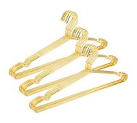 Jetdio 45 cm Solide en Fil métal cintres cintres, Cintre, Standard cintres, Cintres en métal, Lot de 30, Métal, doré, 45 cm