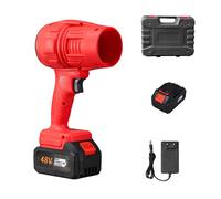 Jetdryshop Car Dryer, Avoxz Leaf Blower, Handheld Electric Portable Air Blower, Suitable for Barbecue Combustion, Yard Cleaning, Chassis Cleaning, Etc (Red-1)