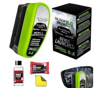 Jetdryshop Glass Cleaner, Jet Dry Shop Wind Shield Cleaner, 2025 New Upgrade Oil Film Brush 2.0, Oil Film Cleaning Brush for Car Windows, Clear Vision Windshield Cleaner 150ml (1PC)
