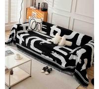 Jeté de canapé 3 places extra large pour canapé 4 places, jeté de canapé antidérapant, lavable pour couvre-lit, fauteuil, lit, canapé