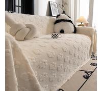 Jeté De Canapé En Chenille À Franges Housse De Canapé Antidérapante Protection Pour Canapé Pour Animaux De Compagnie Chiens Chats Jeté De Canapé Décoratif Polyvalent Pour Toute La Famille(180*200cm)