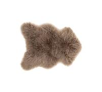 - Jeté de canapé en polyester et acrylique Katy 90 x 60 cm marron