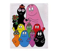 Jeté De Canapé Famille Barbapapa Arctique Plaids Confortable Couverture De Lit Moelleuses Plaid Canape pour Pièces Chambre Lit,50"x40"