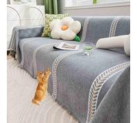 Jeté de canapé imperméable pour grand canapé 3 places antidérapant pour canapés 4 places, fauteuils et lits 180 x 300 cm