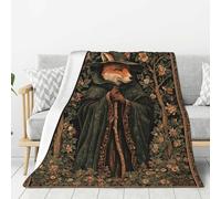 Jeté De Canapés Renards Magiciens Mystiques Et Fantaisistes Doux Couverture Flanelle Comfort Couverture Lit pour Voyages Divans Hiver S