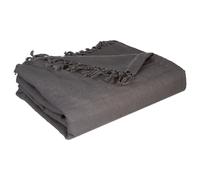 Jeté De Lit 230x250 Gris Foncé Atmosphera